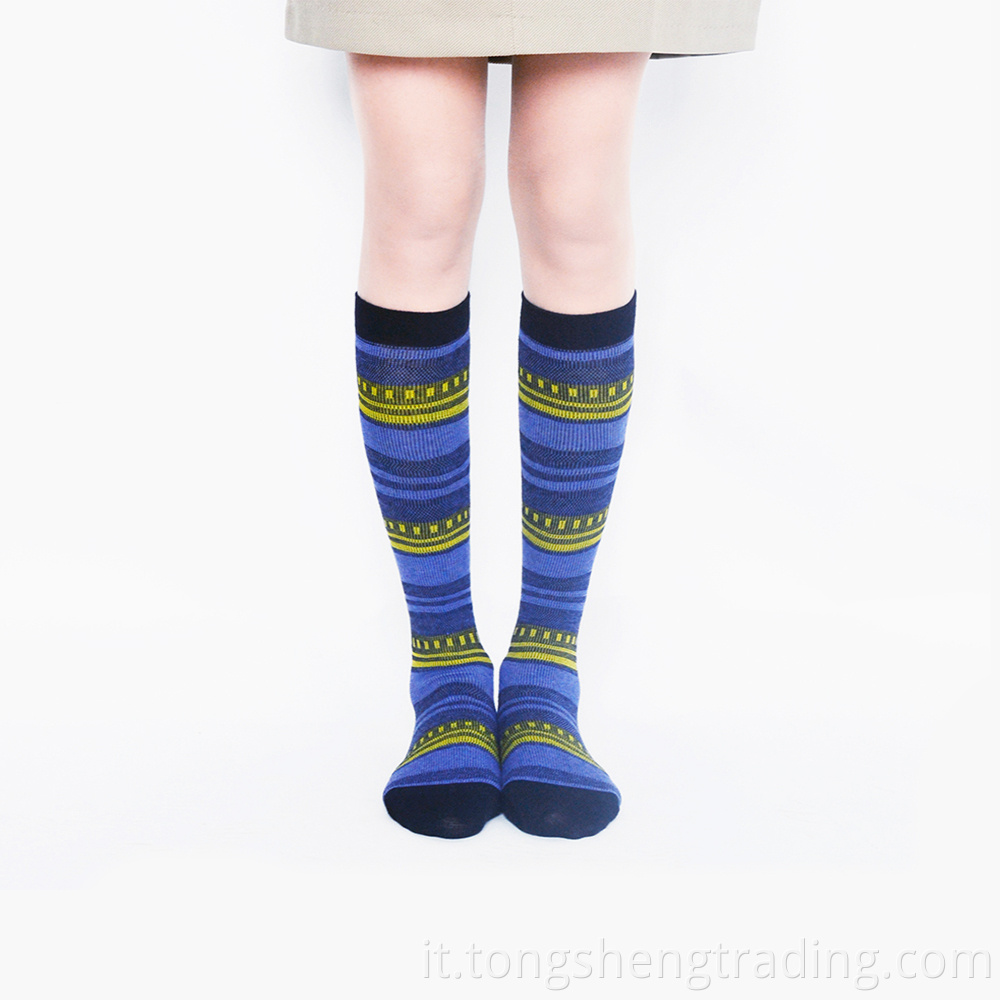 Knee Hign Socks Blue Color Jsfezt15009c